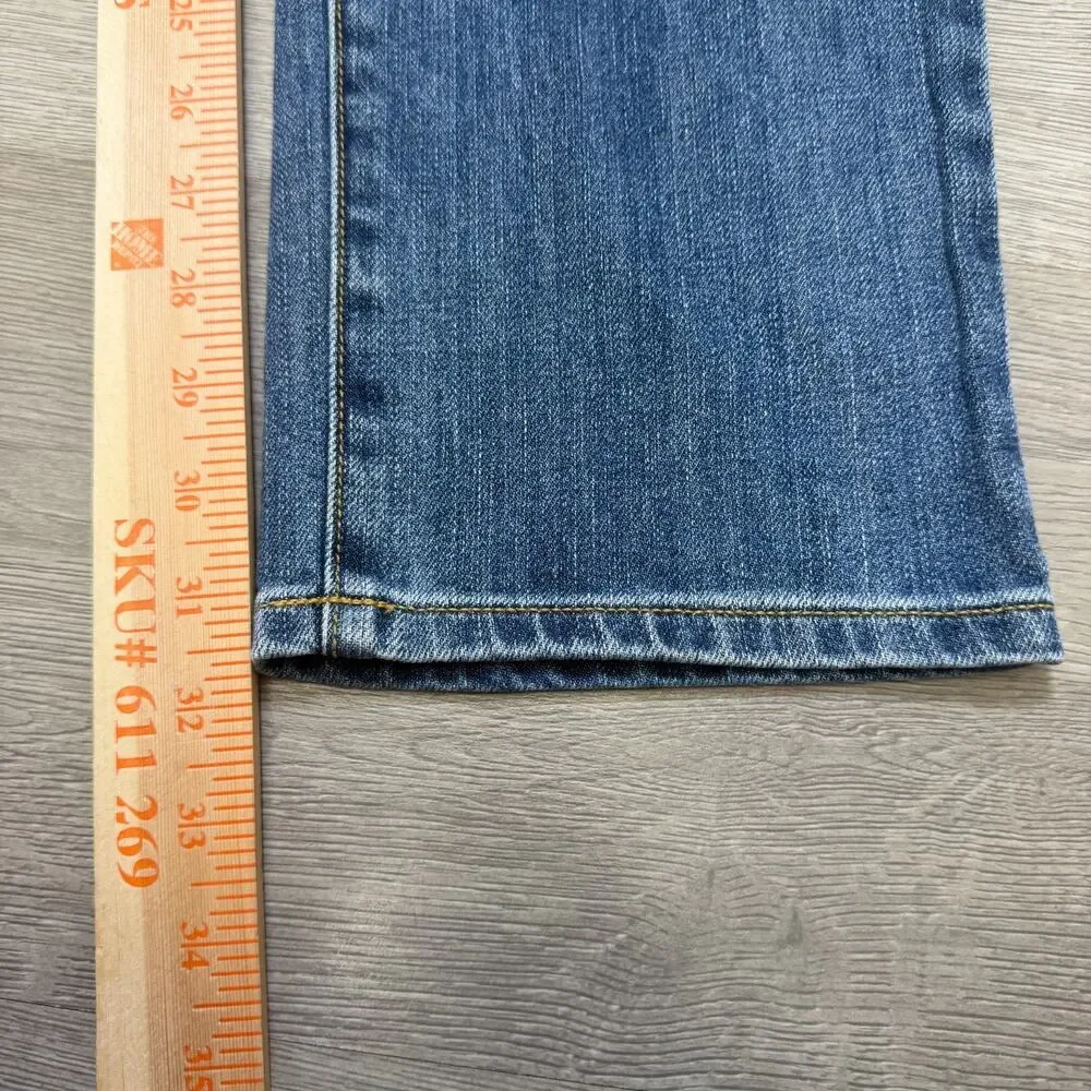 Flint and Tinder Jeans Mens 33x32 Slim Fit Blue Denim Light Wash Stretch